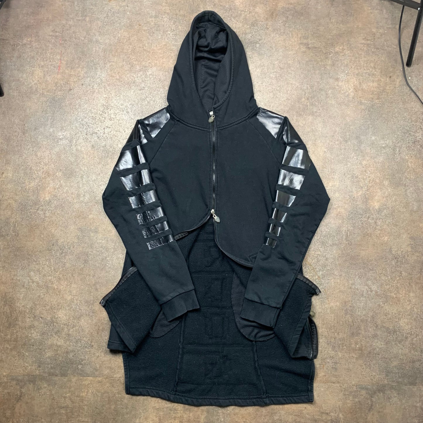Cyberdog graphic rave zip hoodie