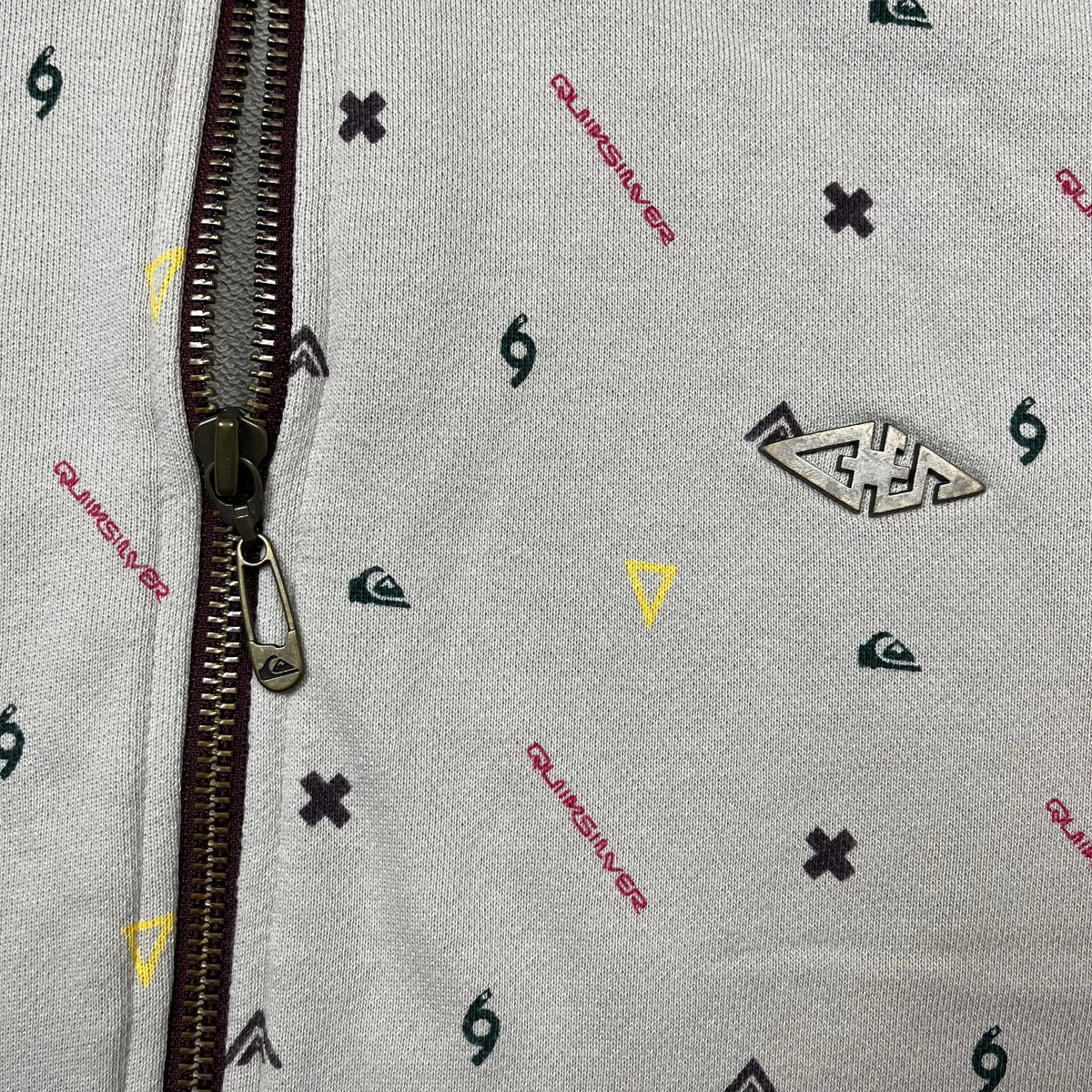 Quiksilver 00s full zip hoodie (M)