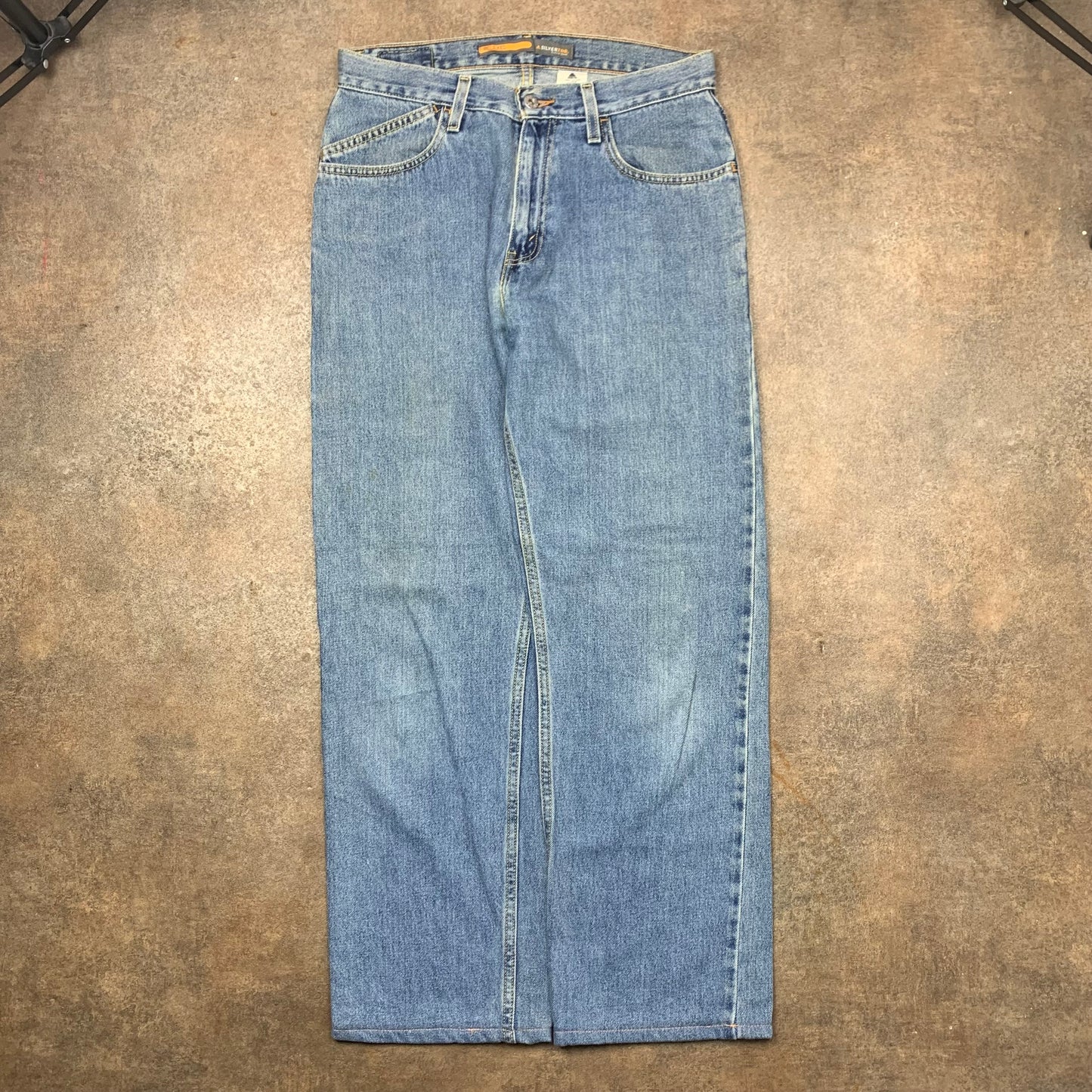 Levi's Silvertab 00s baggy blue jeans
