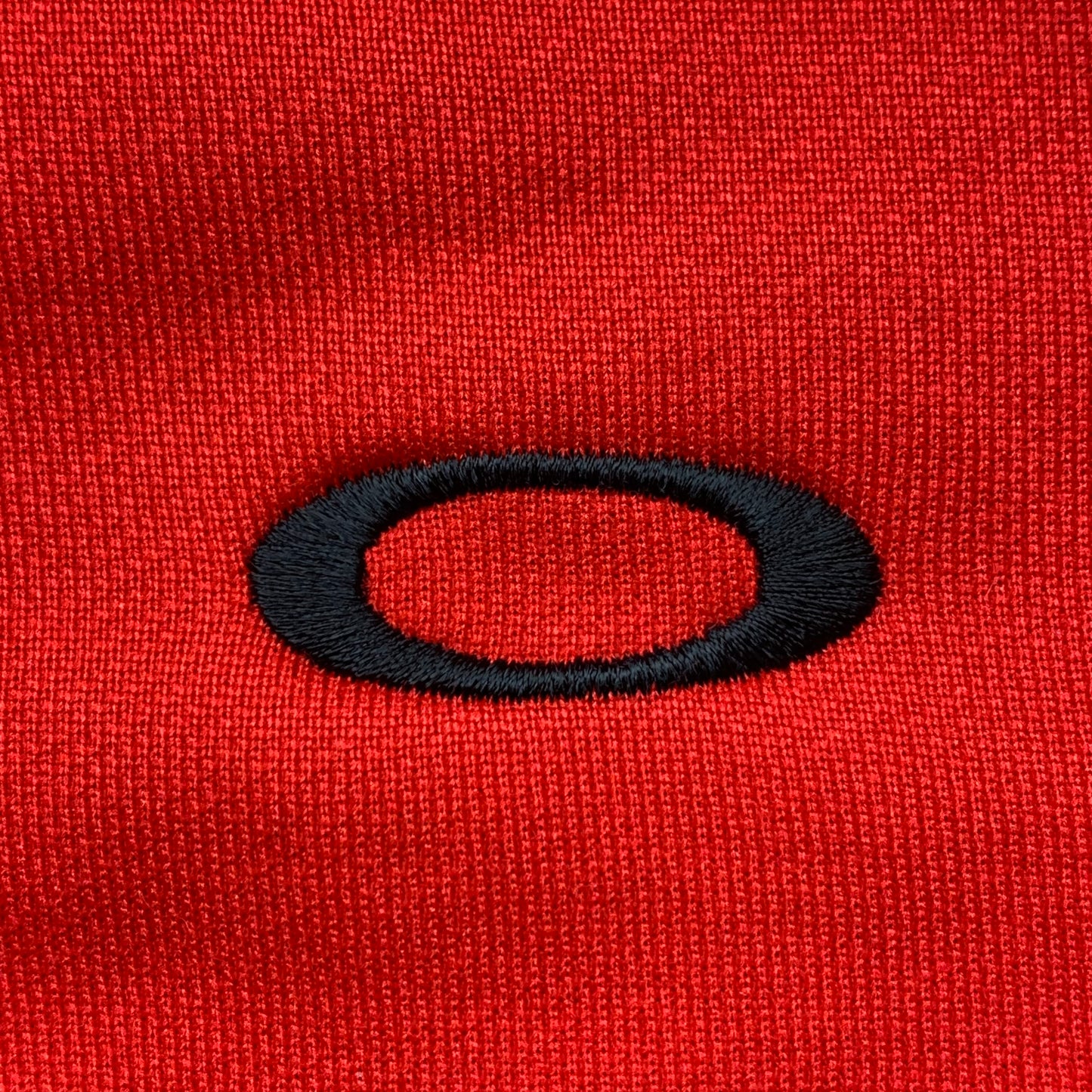 Oakley 00s red graphic zip hoodie (M)