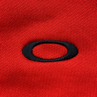 Oakley 00s red graphic zip hoodie (M)