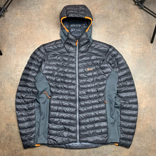 Rab Pertex Quantum grey puffer jacket