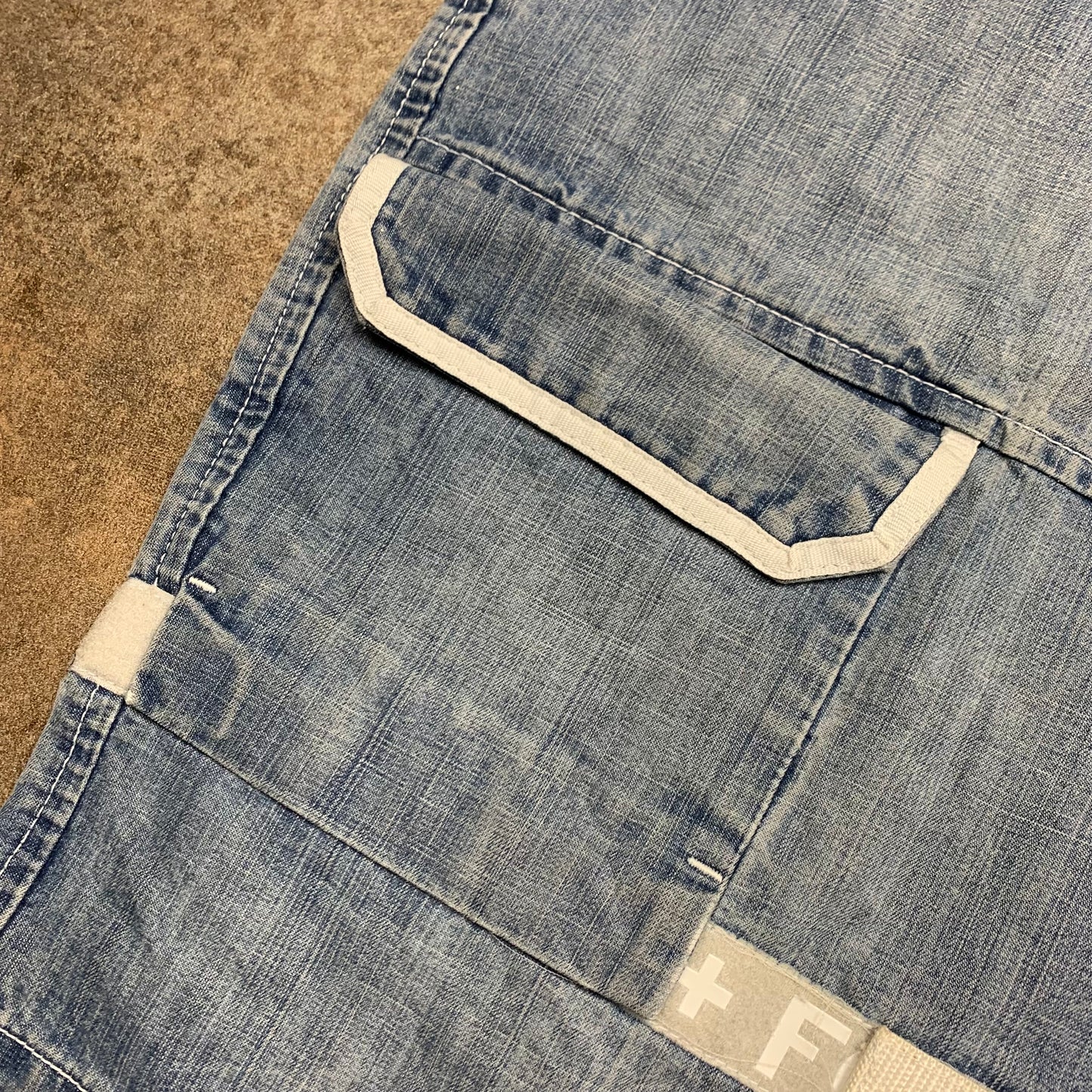 Marithé + François Girbaud 00s baggy jorts (36")
