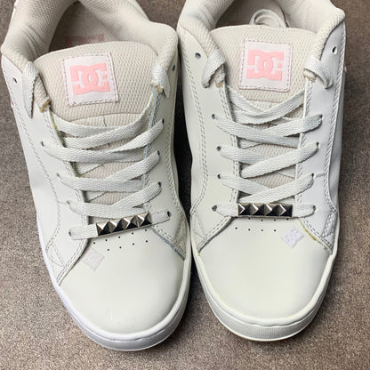 DC Shoes Court Graffik white pink chunky trainers
