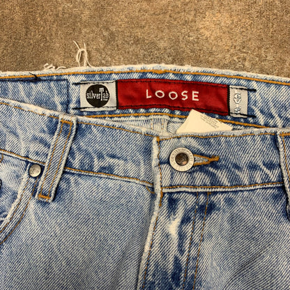 Levi's Silvertab 00s baggy pale blue jeans