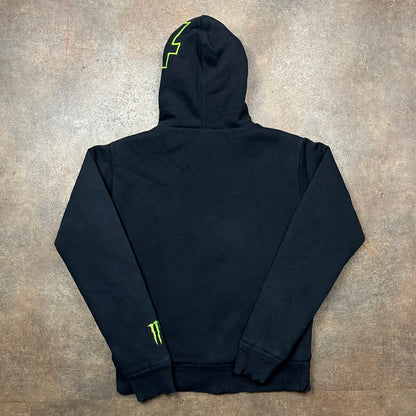 Fox Racing x Monster Energy 00s fur lined hoodie (M)