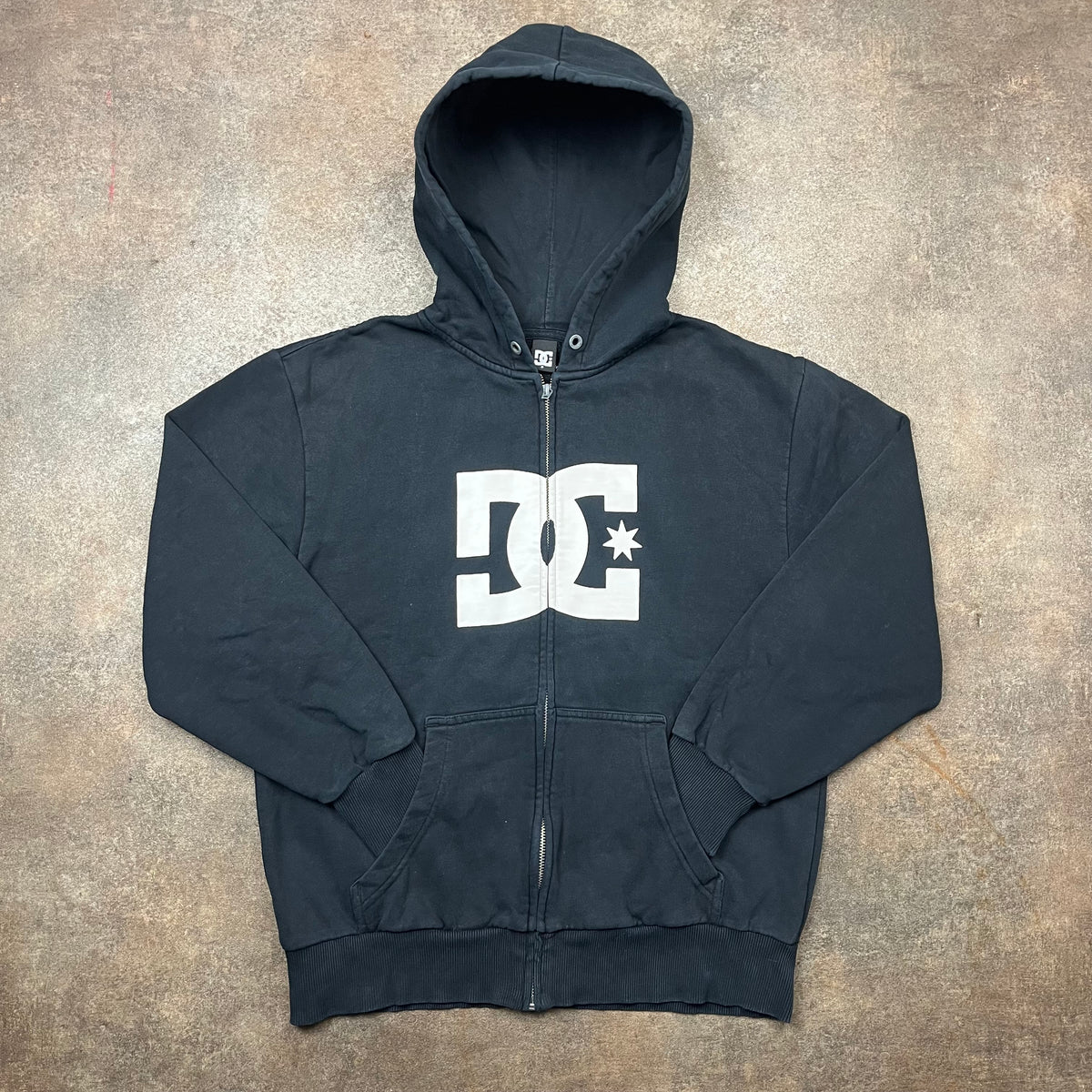 DC Shoes 00s graphic zip hoodie (S)