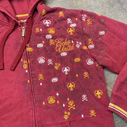 Ecko Unltd. 00s embroidered graphic hoodie (L)