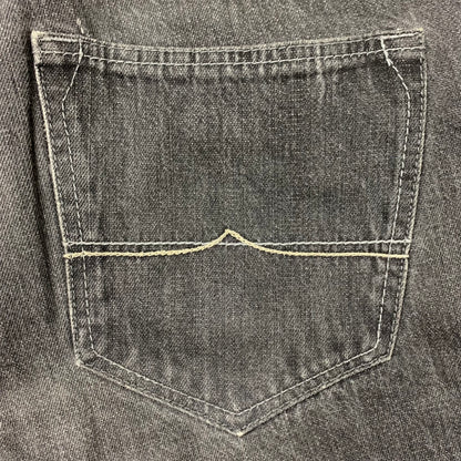 Avirex 00s baggy grey grunge denim jeans