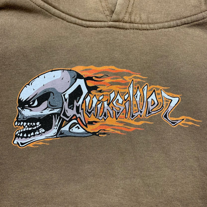 Quiksilver 00s flame graphic hoodie (M)