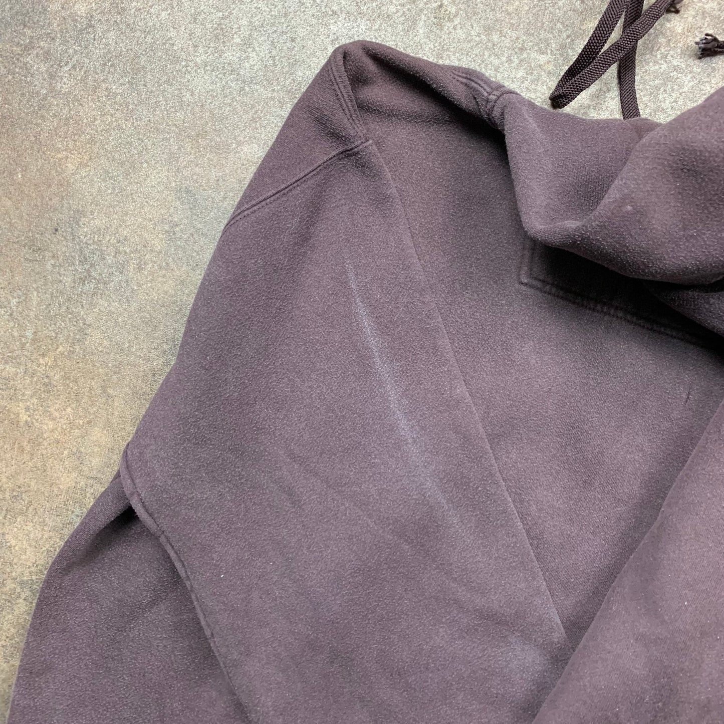 Drunknmunky 00s boxy fleece hoodie (M)