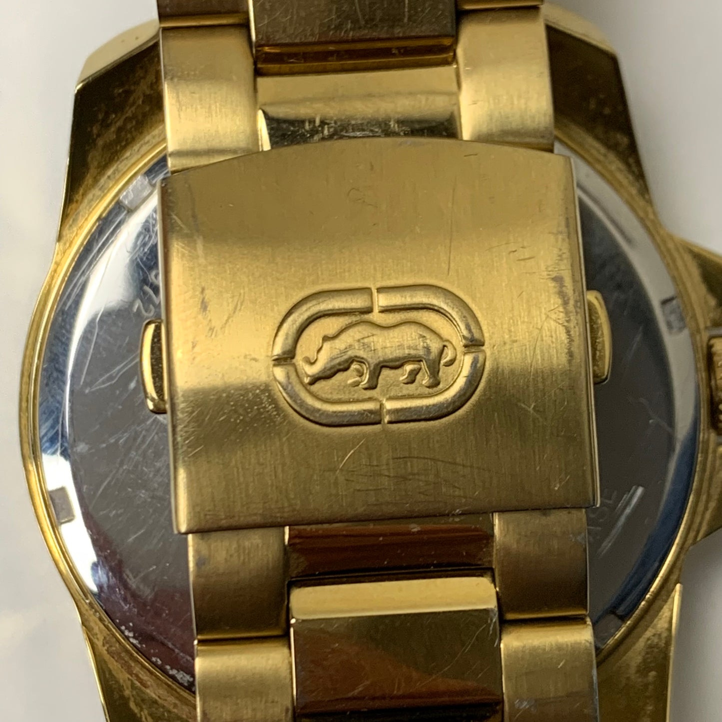 Marc Ecko 00s gold bling watch
