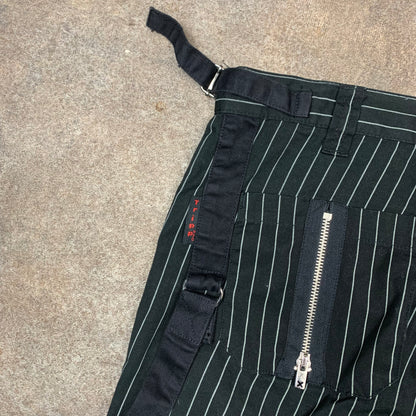 Tripp NYC 90s black pinstripe maxi skirt (M)