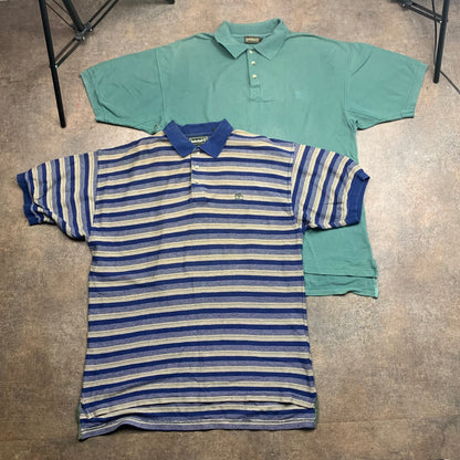 Timberland 00s weathergear blue green polo shirts bundle