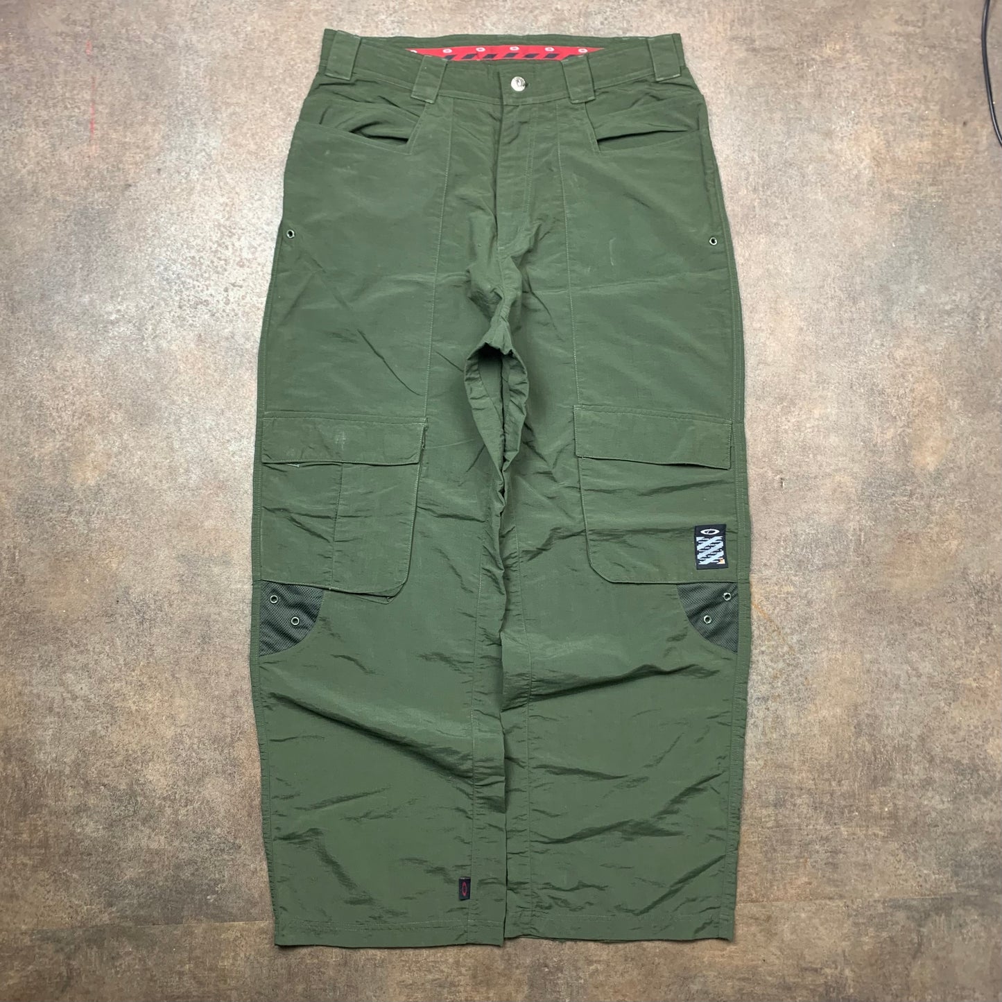 Oakley Software 00s baggy cargo trousers (L)