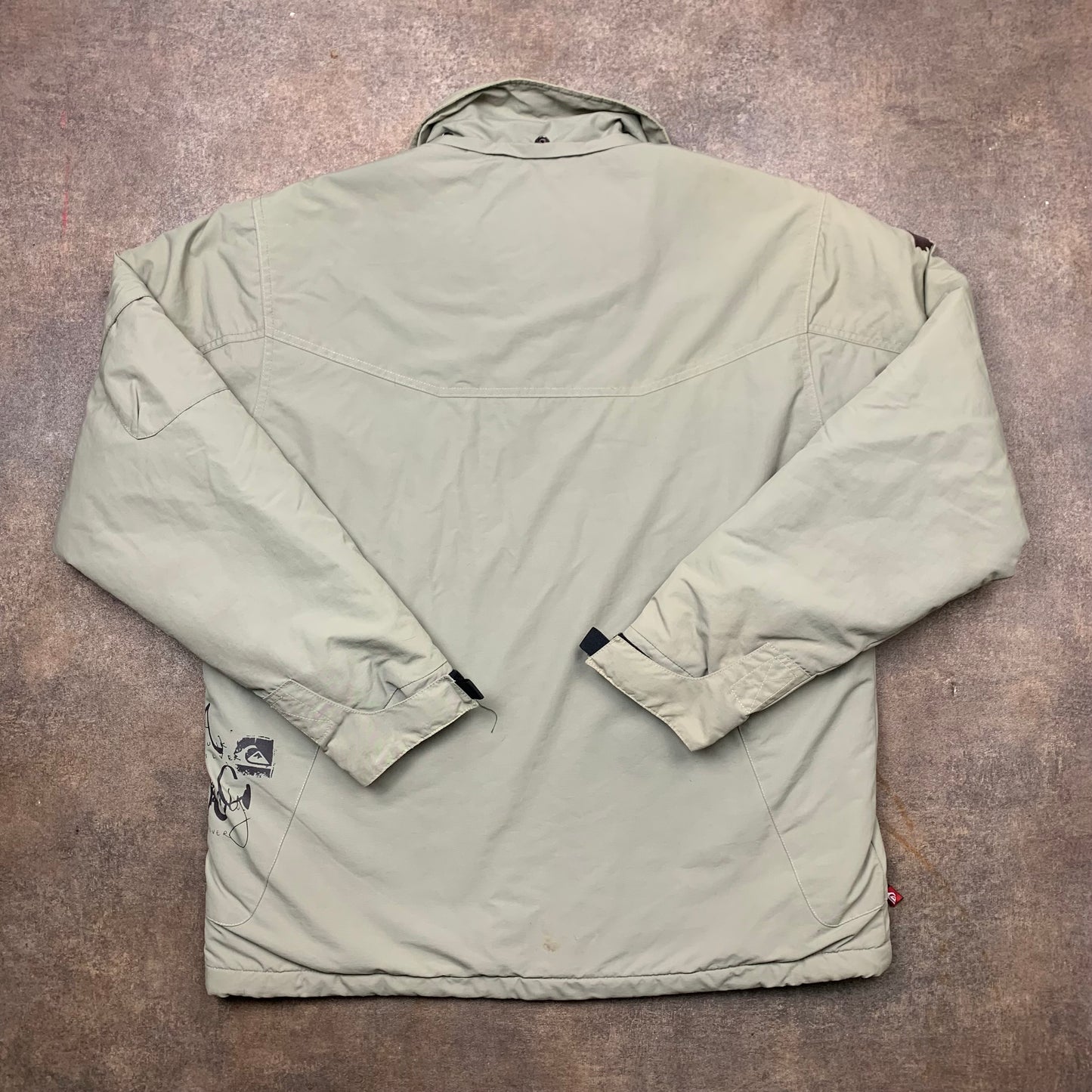 Quiksilver 00s graphic lined jacket (M)
