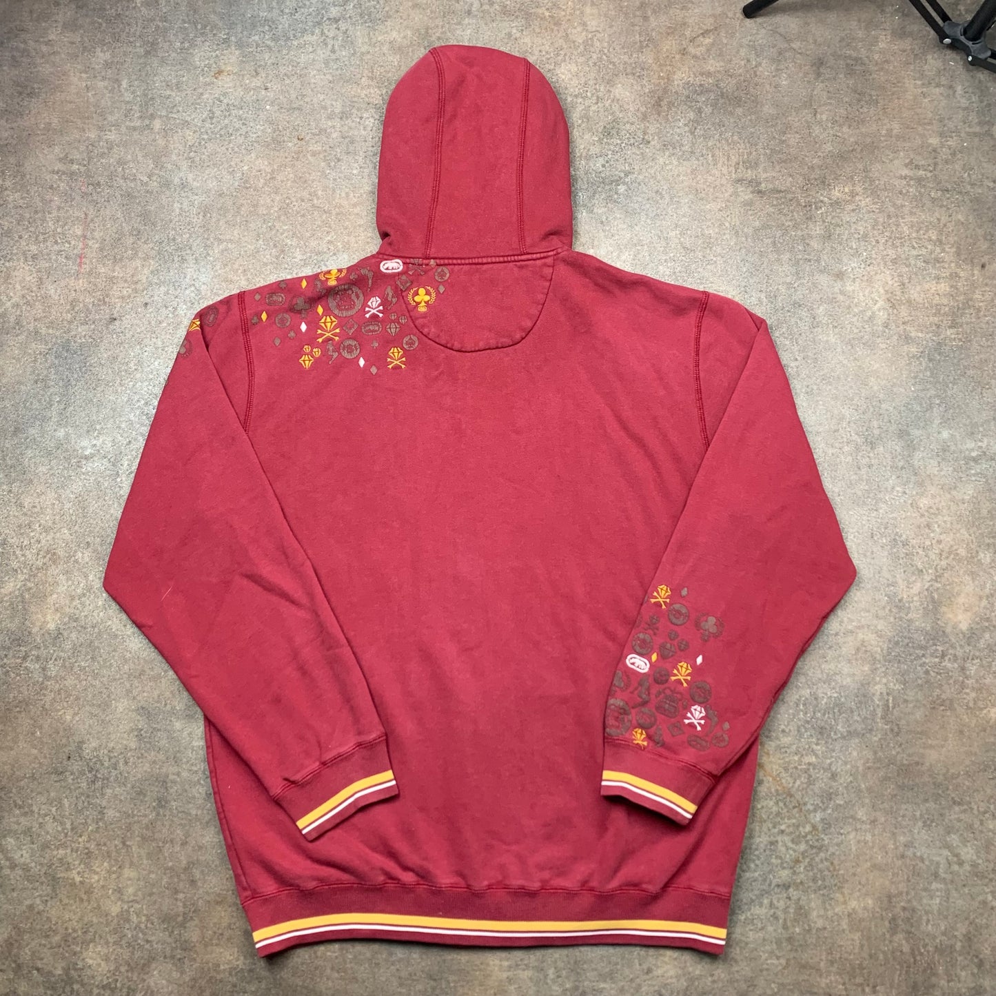 Ecko Unltd. 00s embroidered graphic hoodie (L)