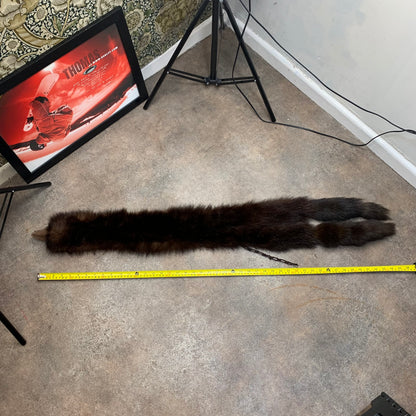 Taxidermy brown fox scarf