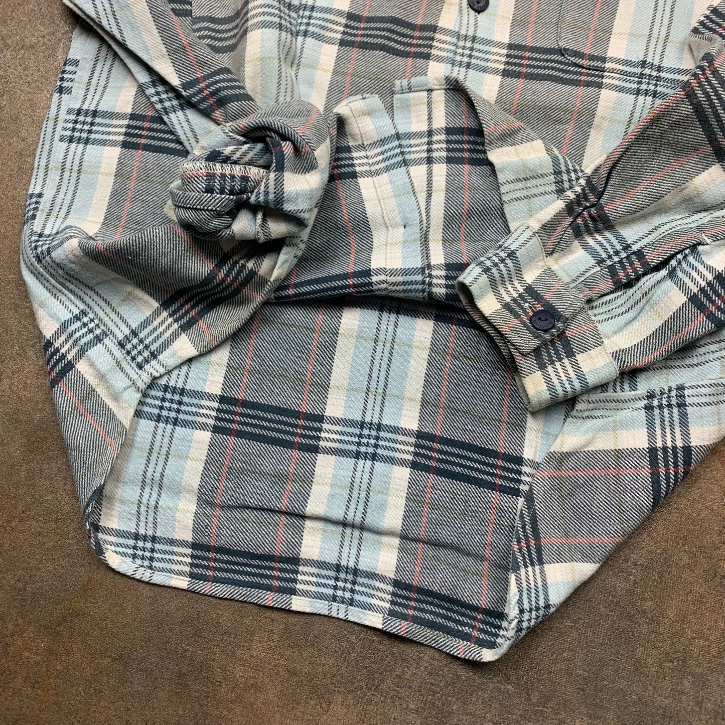 Quiksilver 90s plaid flannel shirt (S)