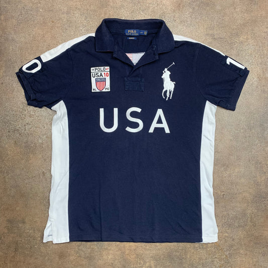 Polo Ralph Lauren USA navy polo shirt