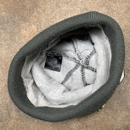 Rocawear 00s grey bobble beanie hat