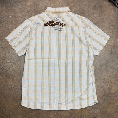 Oxbow 00s deadstock graphic button shirt