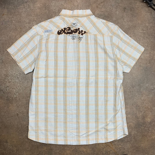 Oxbow 00s deadstock graphic button shirt