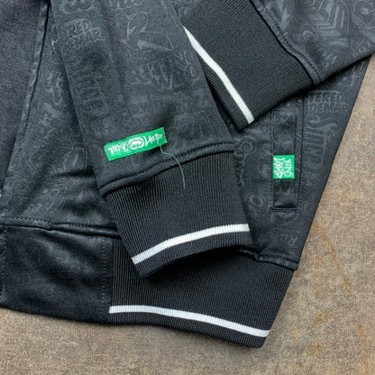 Ecko Unltd. 00s graphic broken zip jacket