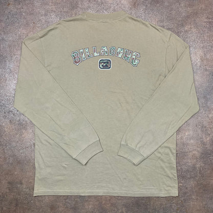 Billabong 00s graphic long sleeve tee (L)