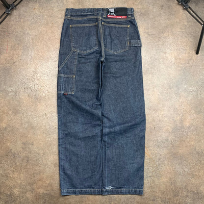 Oakley Software 00s navy baggy carpenter jeans