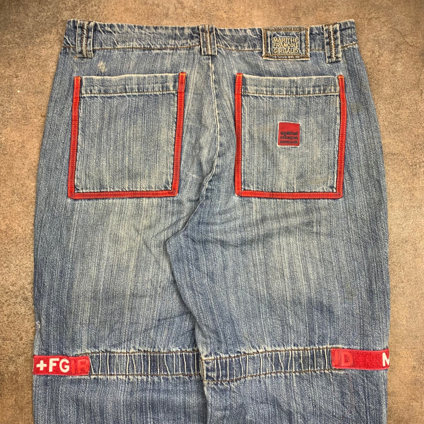 Marithé + François Girbaud 00s blue baggy jeans