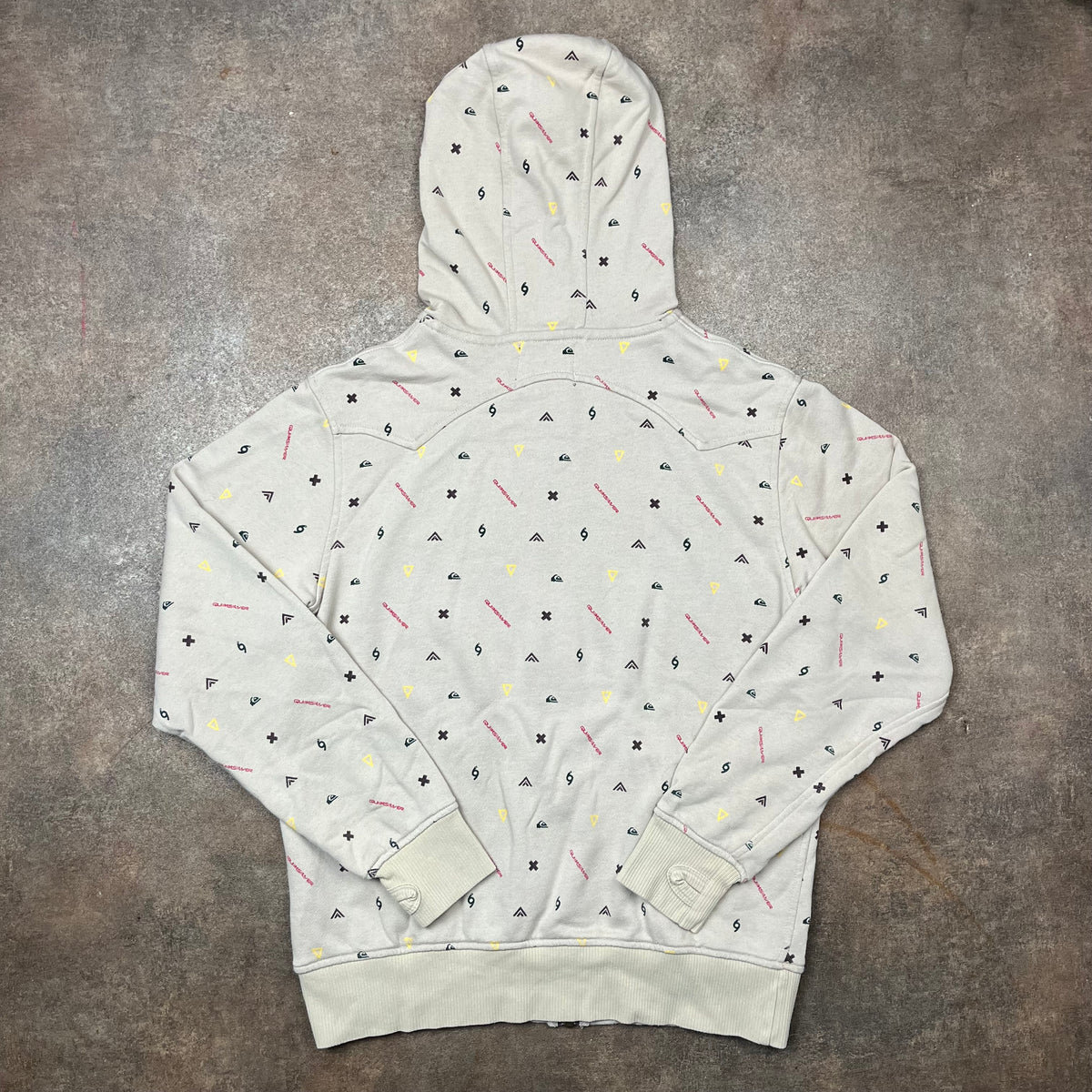 Quiksilver 00s full zip hoodie (M)