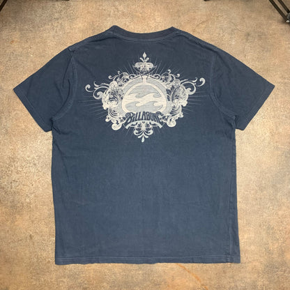 Billabong 00s navy surf graphic tee