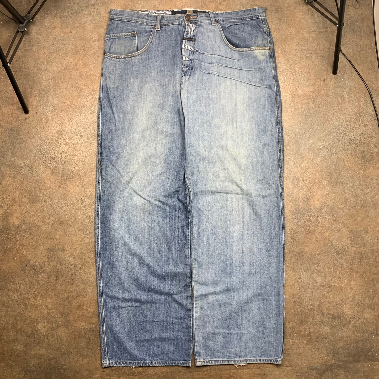 Marithé + François Girbaud 00s baggy blue jeans