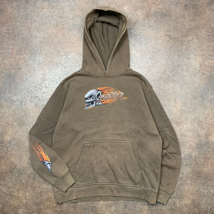 Quiksilver 00s flame graphic hoodie (M)