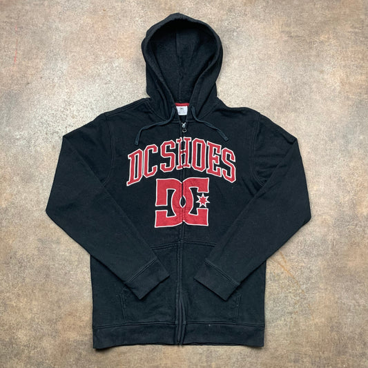 DC Shoes 00s black graphic hoodie
