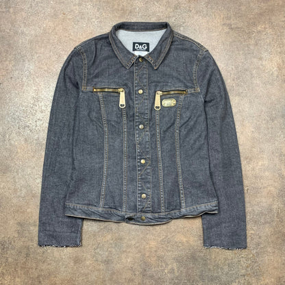 Dolce & Gabbana Women's 00s denim jacket (XL)