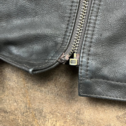 Oxbow 00s leather jacket (L)