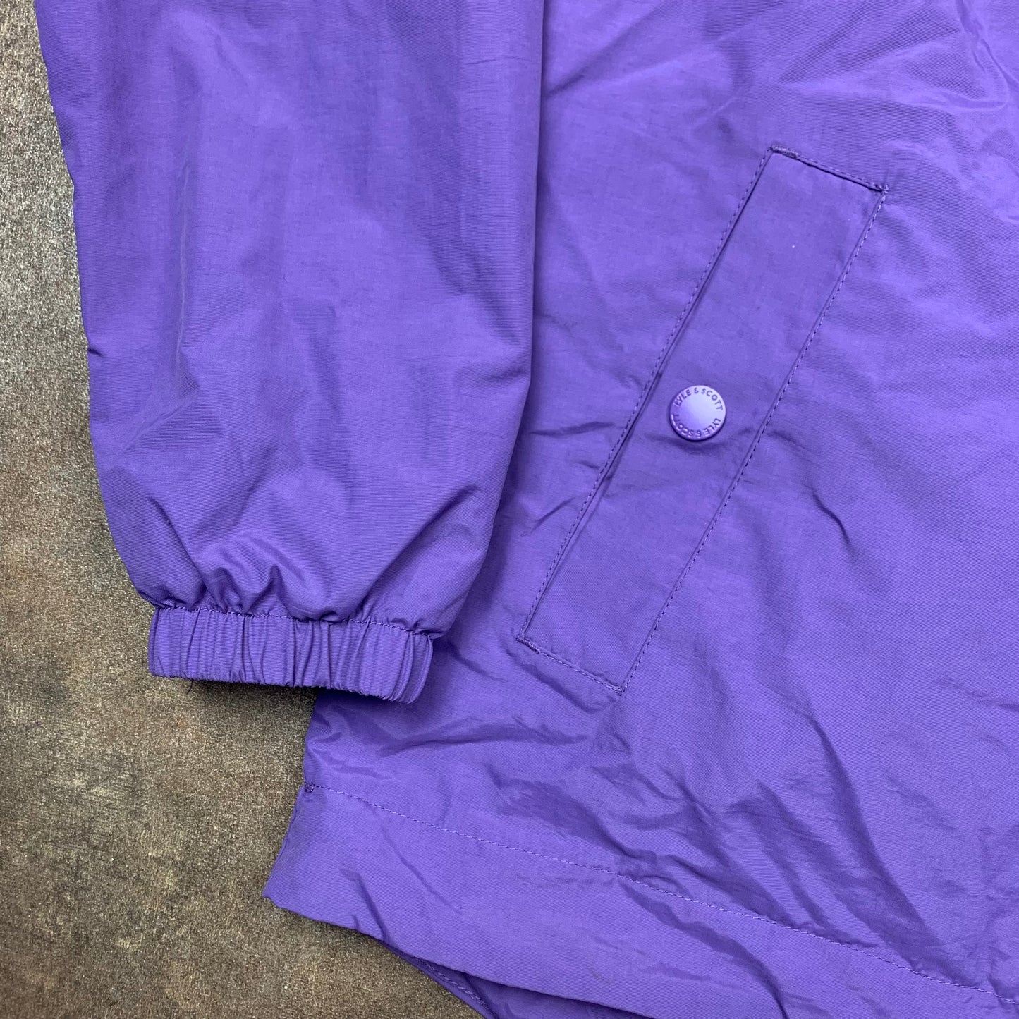 Lyle & Scott purple zip jacket