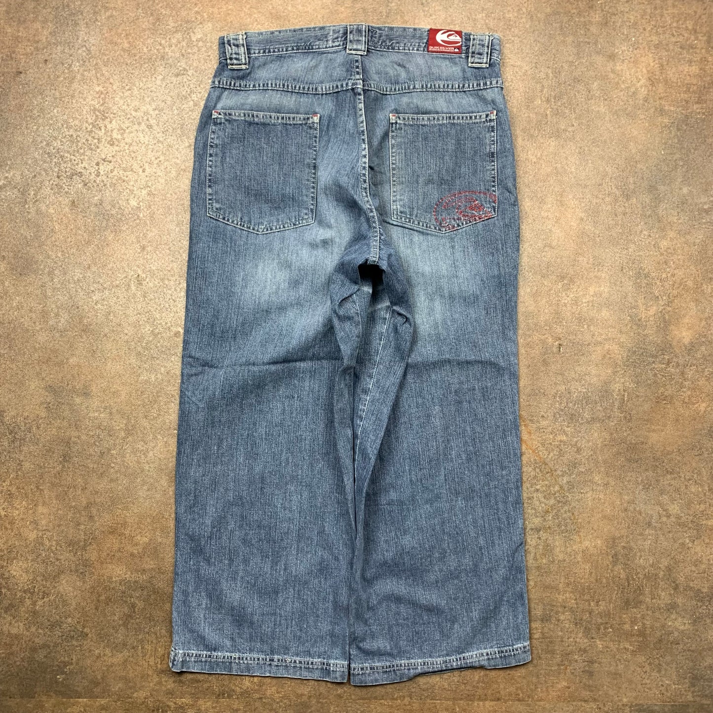 Quiksilver 00s graphic 3/4 length jorts (32")