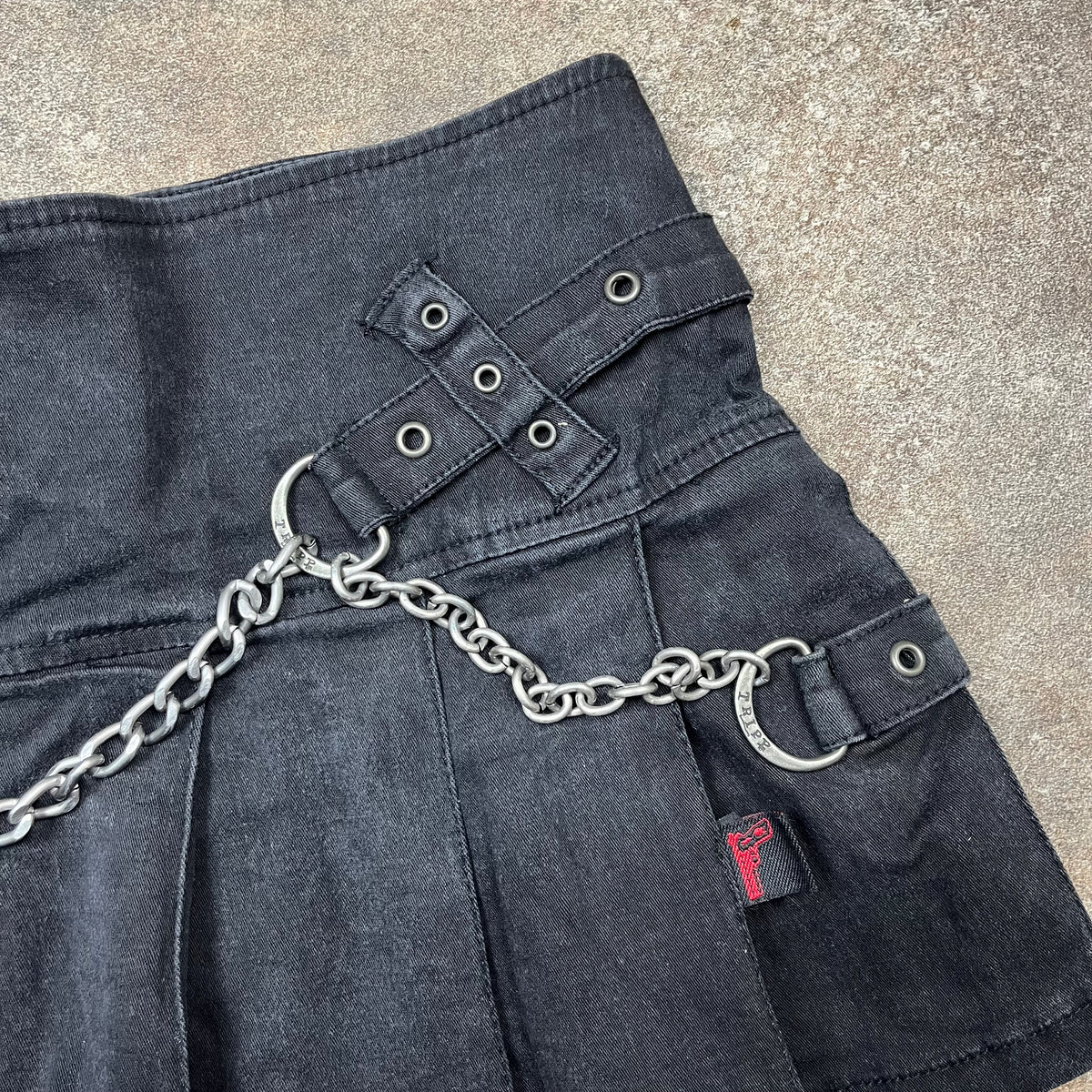 Tripp NYC denim mini skirt (L)