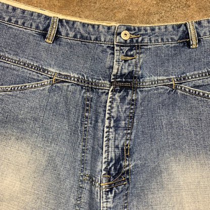 Marithé + François Girbaud 00s baggy jorts (40")