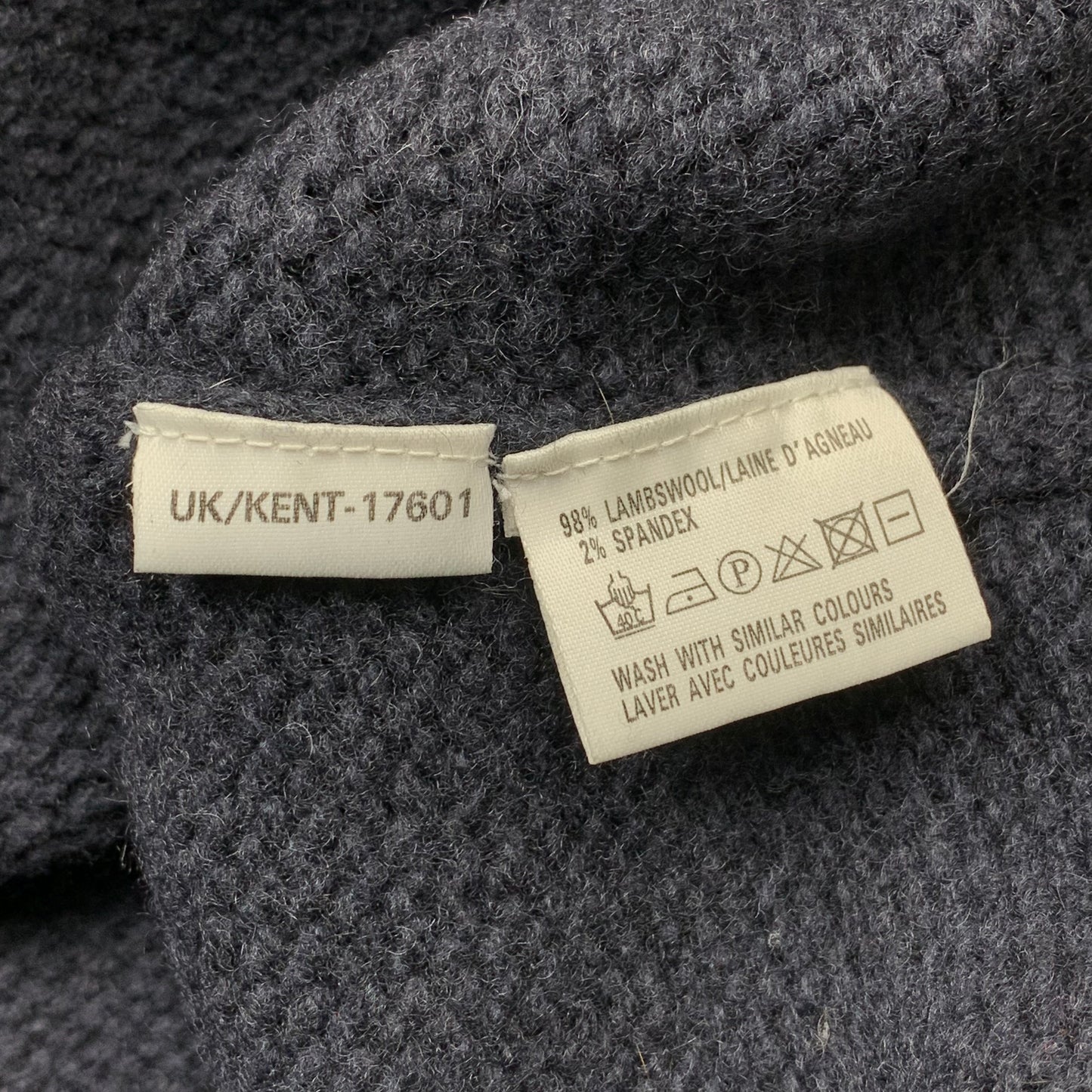 Yves Saint Laurent 00s navy zip fleece (XL)
