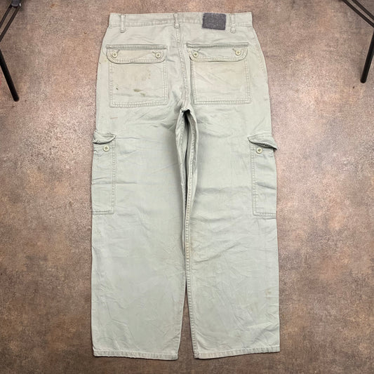Levi's Silvertab 00s baggy beige cargo jeans