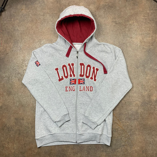 London UK 00s graphic hoodie