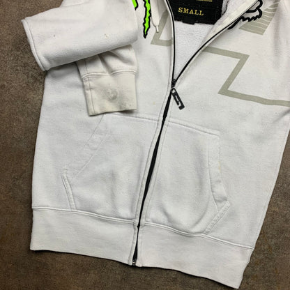 Fox Racing Monster Energy 00s graphic grunge hoodie