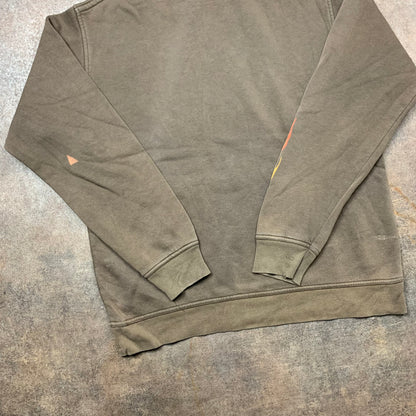 Quiksilver 00s flame graphic hoodie (M)