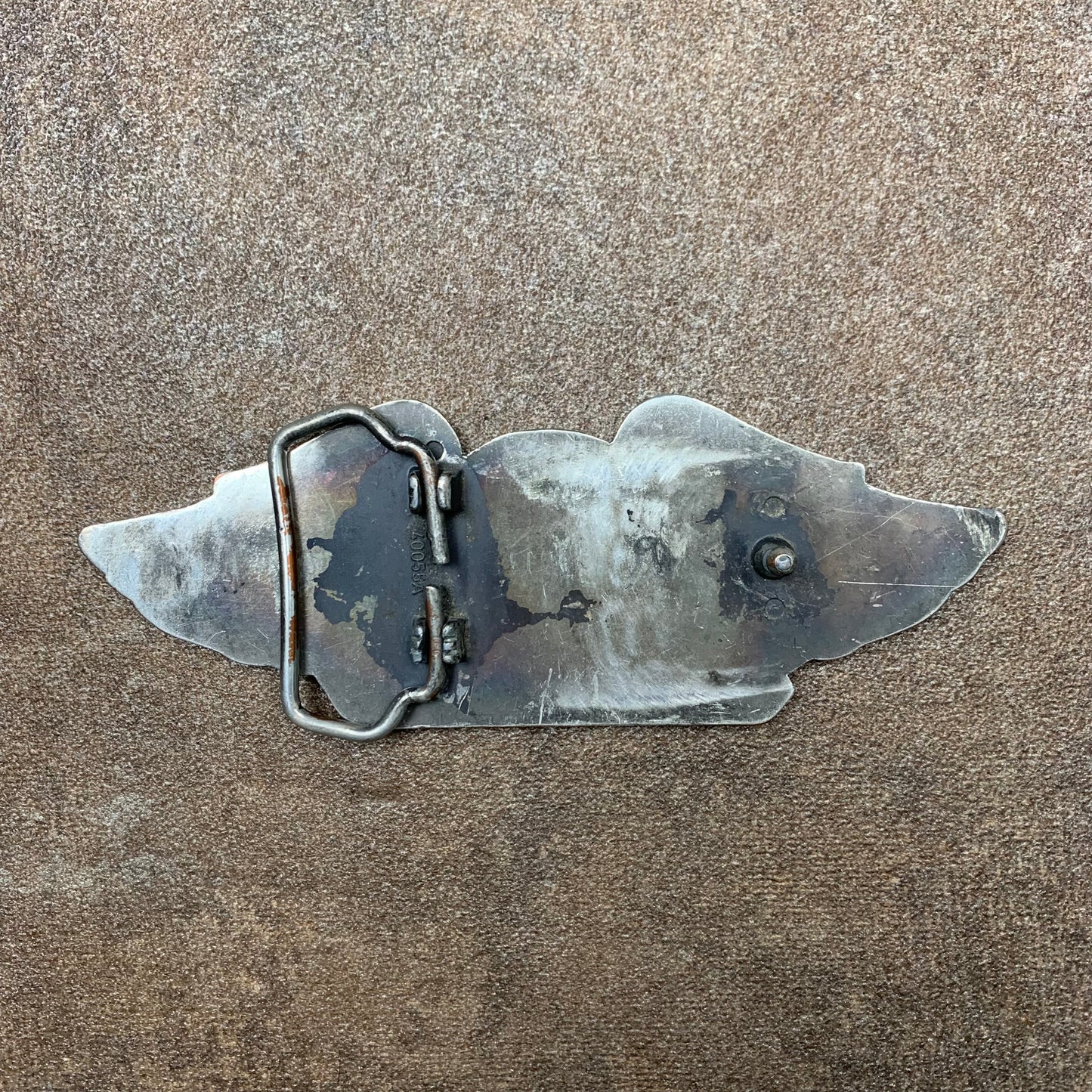 Adio 00s logo belt buckle