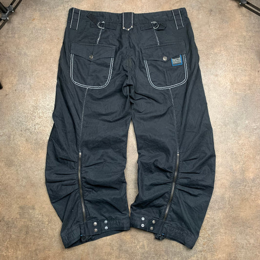 Marithé + François Girbaud 00s corduroy twisted jeans
