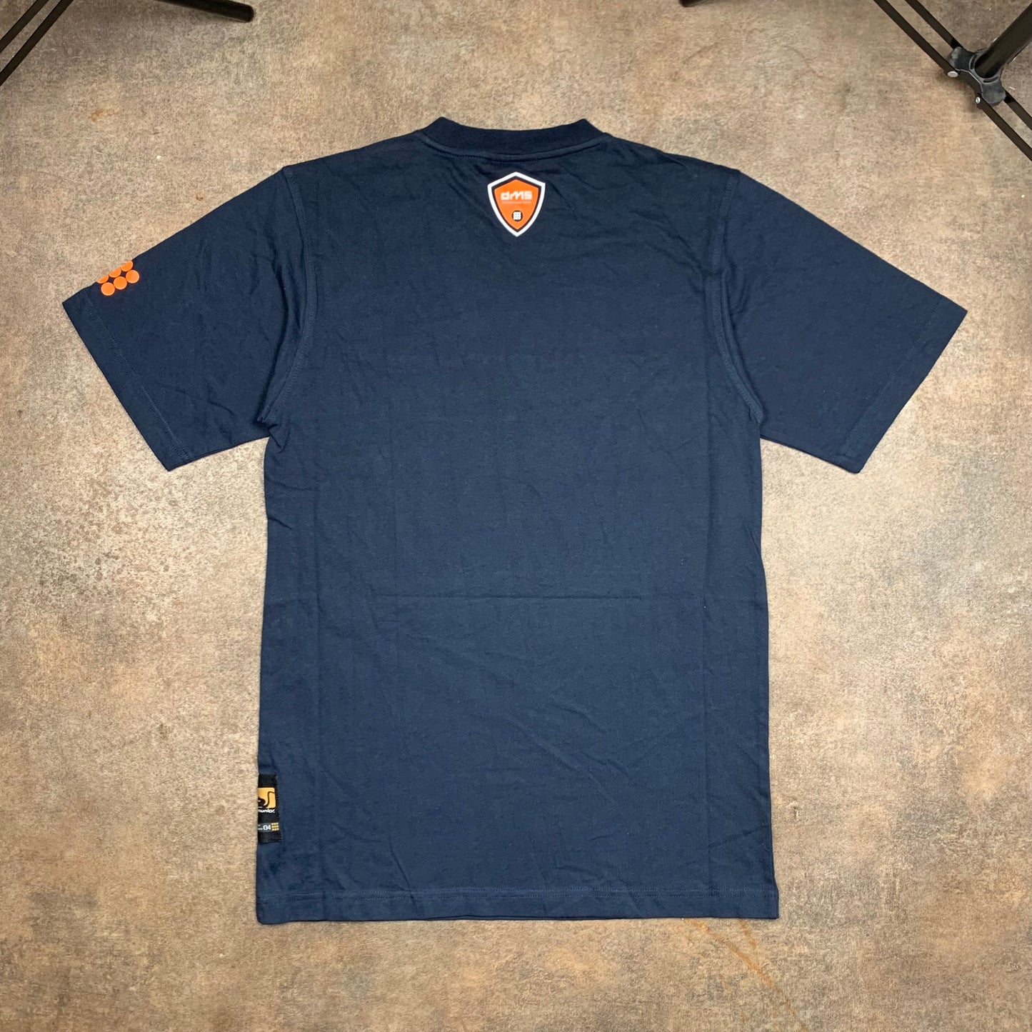 Drunknmunky 00s graphic navy tee (S)